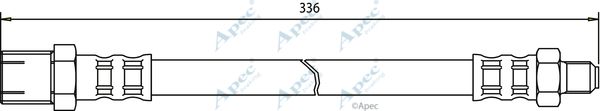 APEC BRAKING Тормозной шланг HOS3630